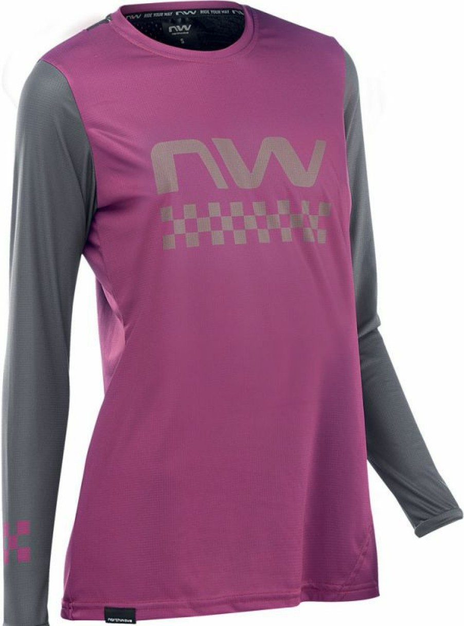 Jerseys * | Northwave Edge Women'S Long Sleeve Mtb Jersey Online